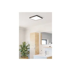 Eglo Taklampa Badrumsbelysning Fueva 6 Plast Svart 13W 2100lm - 827-840-865 CCT