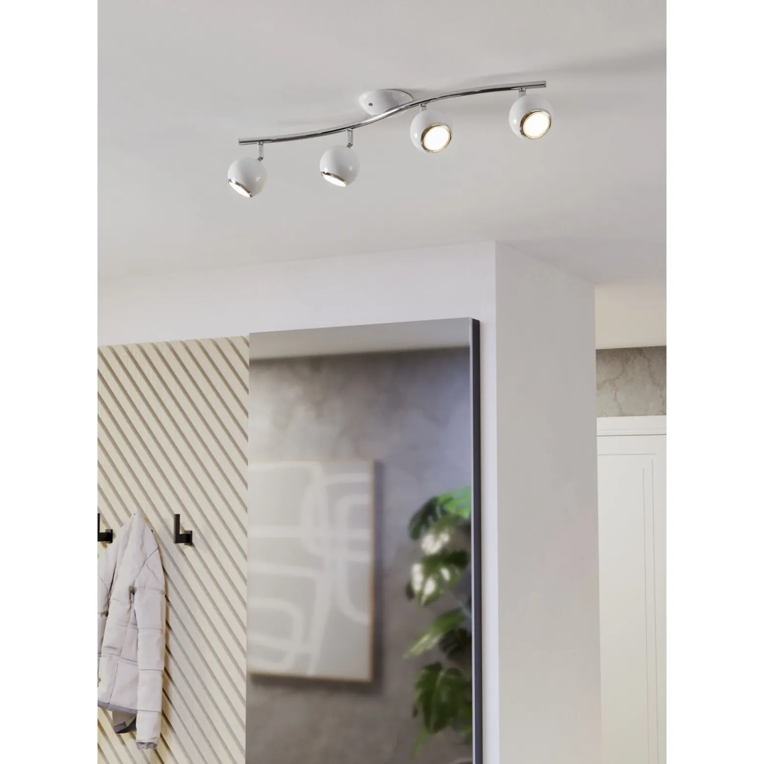 Eglo Taklampa Bimeda Stål Vit 2W 250lm - 830 Varm Vit