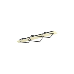 Eglo Taklampa Boyal Stål Trä Svart Brun 13W 1750lm - 830 Varm Vit | IP20