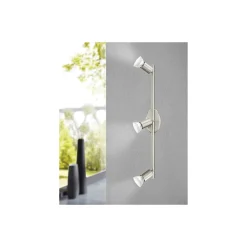 Eglo Taklampa Buzz-LED Stål Satin Nickel 2x2.8W 2x250lm - 830 Varm Vit | IP20 - Inkl. 2x GU10