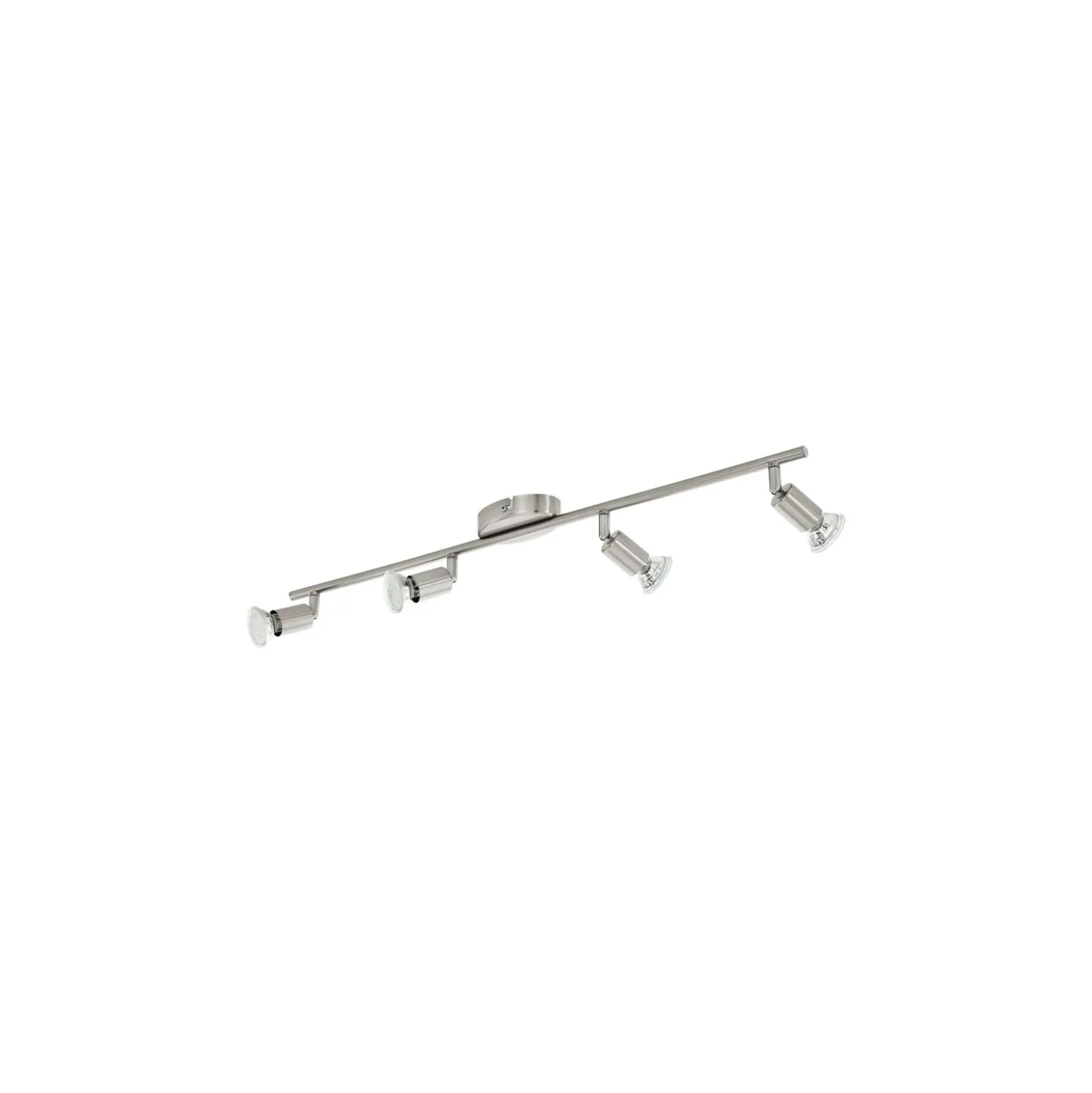Eglo Taklampa Buzz-LED Stål Satin Nickel 4x2.8W 4x250lm - 830 Varm Vit | IP20 - Inkl. 4x GU10
