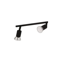 Eglo Taklampa Buzz-LED Stål Svart 4x2.8W 4x250lm - 830 Varm Vit | IP20 - Inkl. 4x GU10