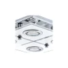 Eglo Taklampa Cabo Rostfritt Stål Krom 4x2.8W 4x250lm - 830 Varm Vit | IP20 - Inkl. 4x GU10