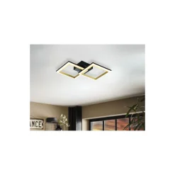 Eglo Taklampa Calliera Stål Svart, Mässing 18.4W 2500lm - 830 Varm Vit | Dimbar
