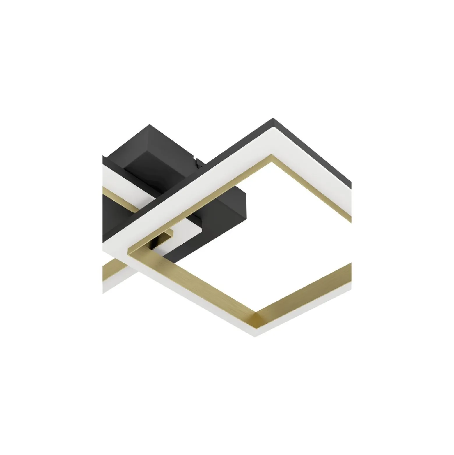 Eglo Taklampa Calliera Stål Svart Guld 18.4W 2500lm - 840 Kallvit | IP20 - Dimbar