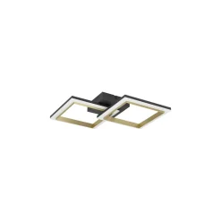 Eglo Taklampa Calliera Stål Svart Guld 18.4W 2500lm - 840 Kallvit | IP20 - Dimbar