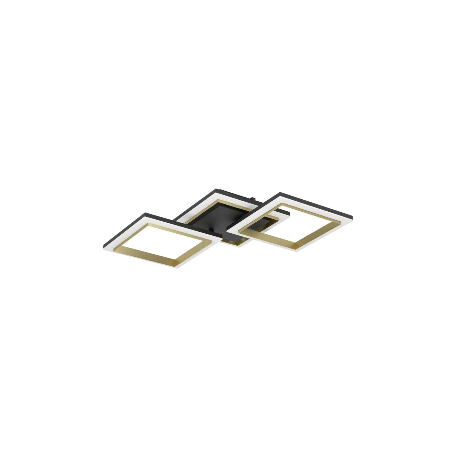 Eglo Taklampa Calliera Stål Svart Guld 20W 2500lm - 840 Kallvit | IP20 - Dimbar