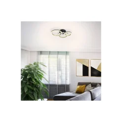 Eglo Taklampa Calliera Stål Svart, Mässing 20W 2500lm - 830 Varm Vit | Dimbar