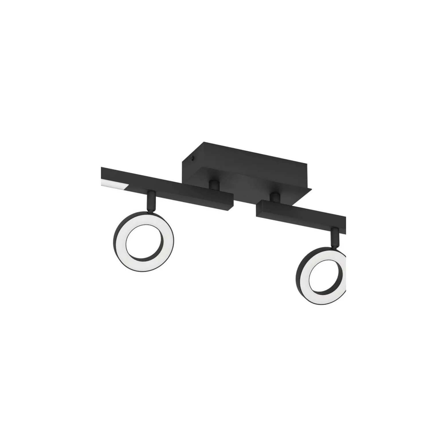 Eglo Taklampa Cardillio 2 Aluminium Stål Svart 3.2W 400lm - 830 Varm Vit | IP20