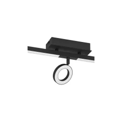 Eglo Taklampa Cardillio 2 Aluminium Stål Svart 3.2W 400lm - 830 Varm Vit | IP20