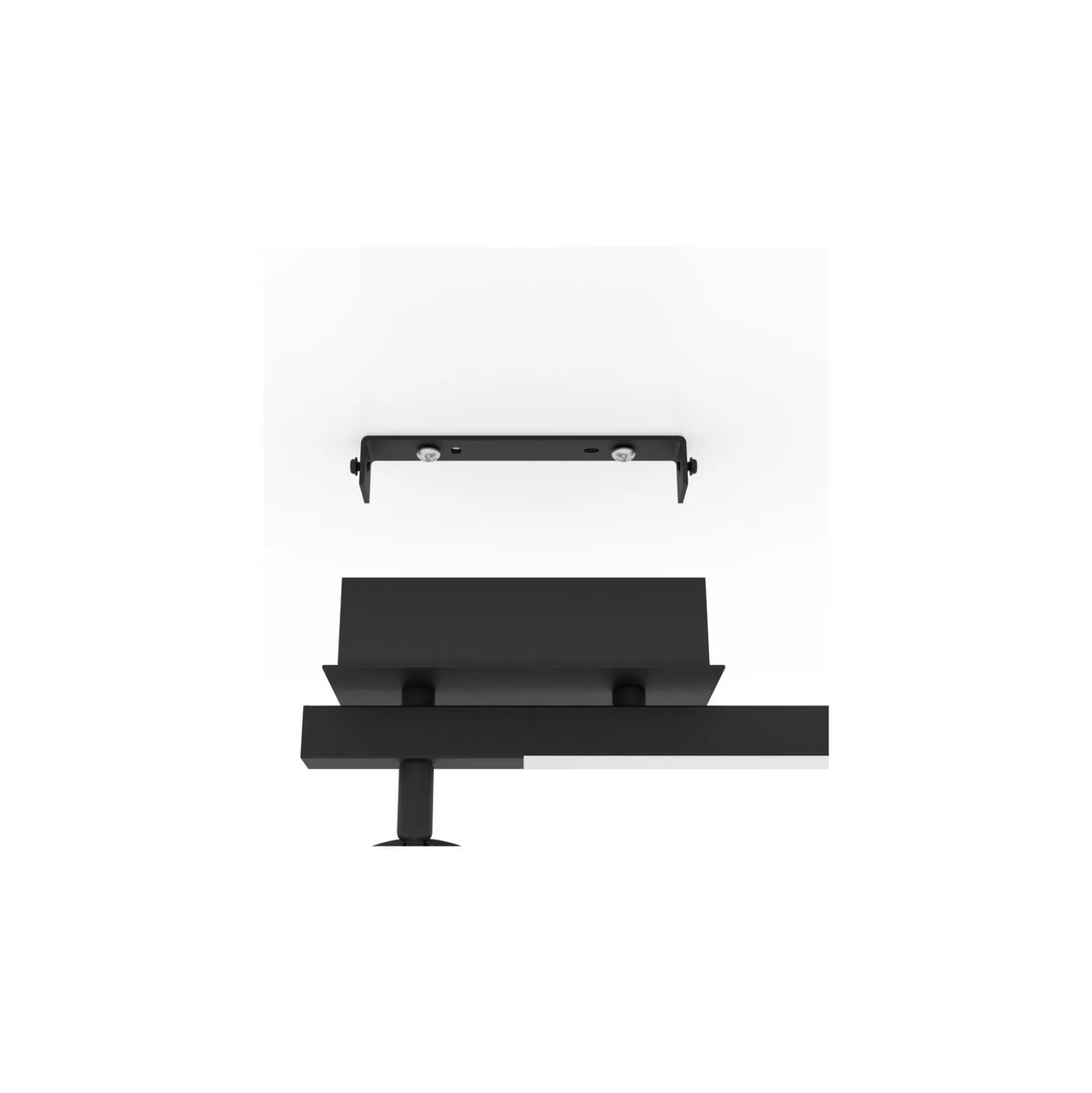 Eglo Taklampa Cardillio 2 Aluminium Stål Svart 3.2W 400lm - 830 Varm Vit | IP20