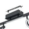 Eglo Taklampa Cardillio 2 Aluminium Svart 3W 440lm - 830 Varm Vit