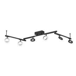 Eglo Taklampa Cardillio 2 Aluminium Svart 3W 440lm - 830 Varm Vit