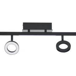Eglo Taklampa Cardillio 2 Aluminium Svart 3W 440lm - 830 Varm Vit