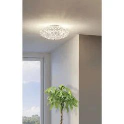 Eglo Taklampa Clemente Stål Krom | 450mm - Passande För 3x E27