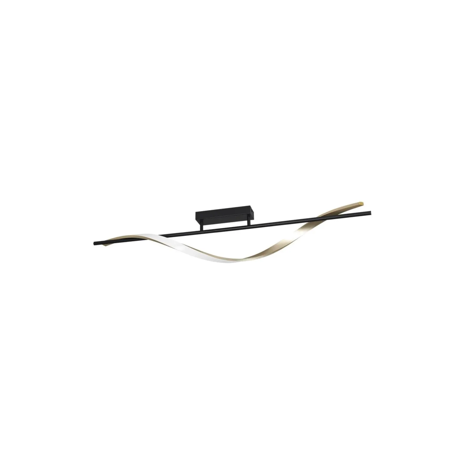 Eglo Taklampa Conaprato Stål Brushed Mässing, Svart 20W 2500lm - 827-840-865 CCT | Dimbar