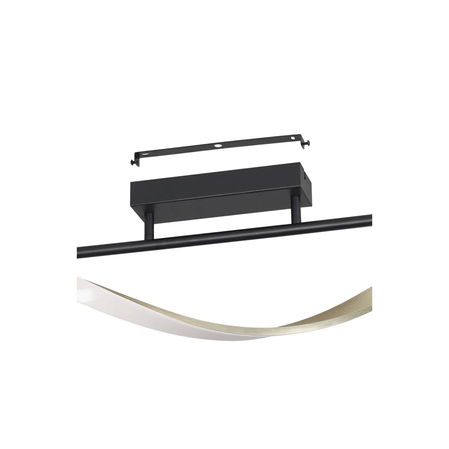 Eglo Taklampa Conaprato Stål Brushed Mässing, Svart 20W 2500lm - 827-840-865 CCT | Dimbar