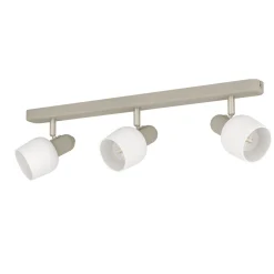 Eglo Taklampa Corato Stål Beige | Passande För 3x E14
