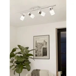 Eglo Taklampa Davida Stål Krom 4W 400lm - 830 Varm Vit