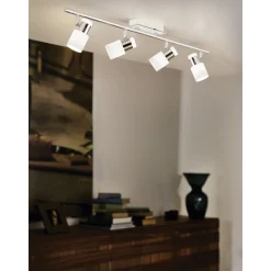 Eglo Taklampa Davida Stål Krom 4W 400lm - 830 Varm Vit