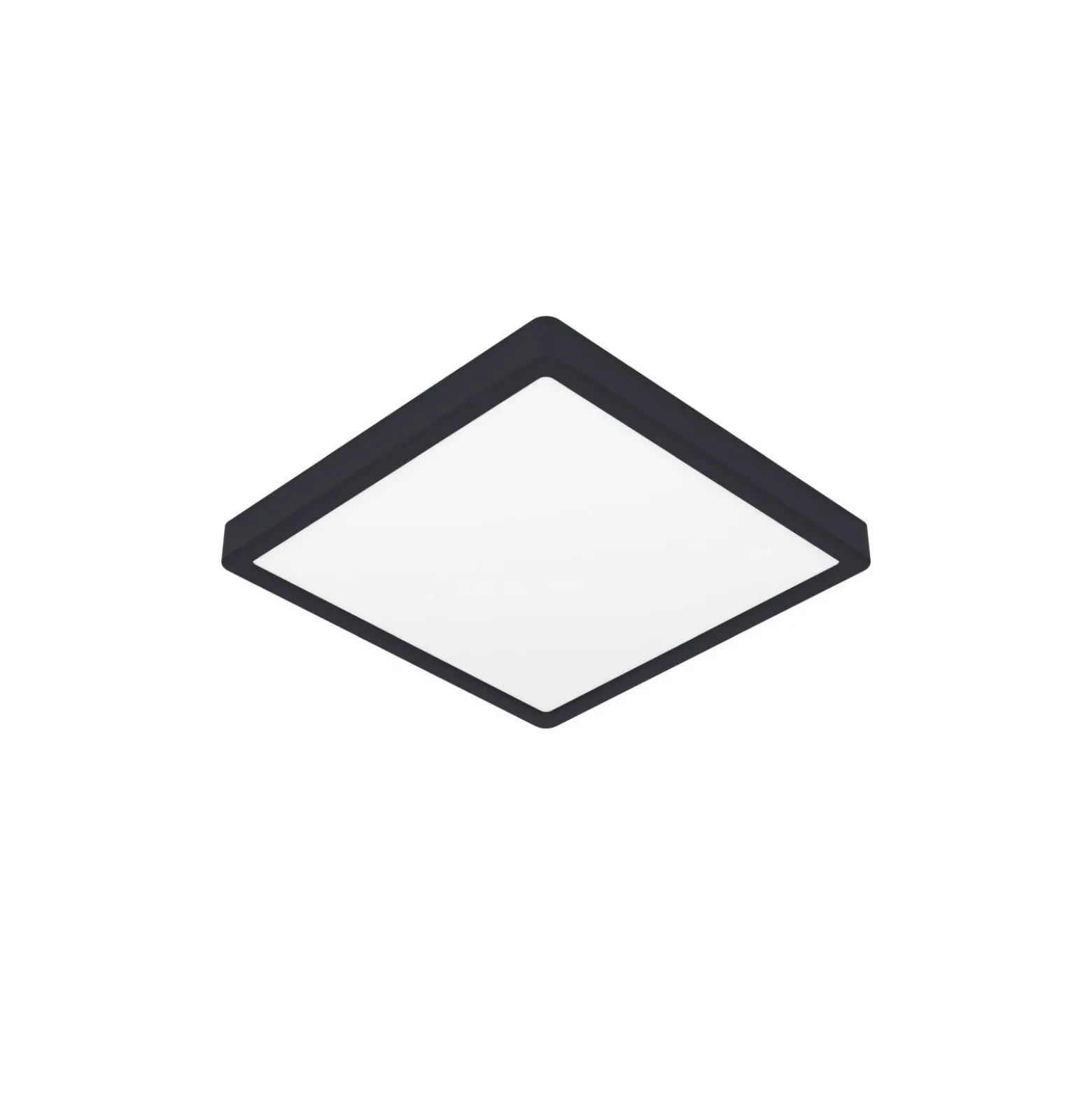 Eglo Taklampa Fueva 6 Plast Svart 13W 2100lm - 827-840-865 CCT