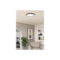 Eglo Taklampa Fueva 6 Plast Svart 17W 2900lm - 827-840-865 CCT