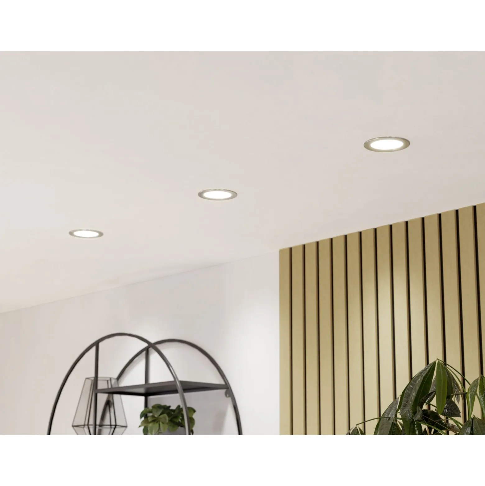 Eglo Taklampa Fueva 6 Plast Vit 5W 620lm - 827-865 Justerbar Vit | 120mm - IP44 - Dimbar