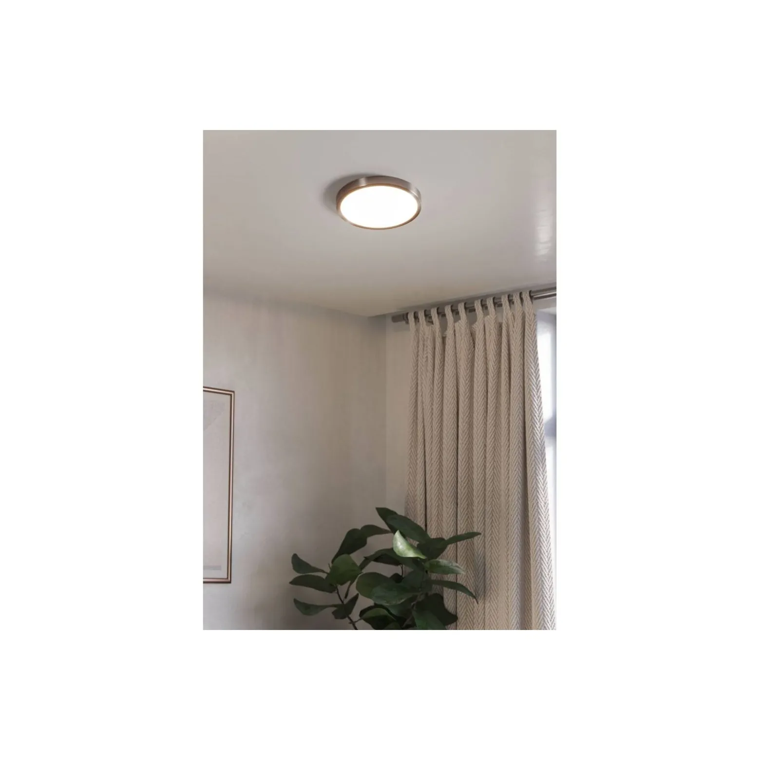 Eglo Taklampa Fueva 6 Stål Satin Nickel 14.2W 2000lm - 827-840-865 CCT