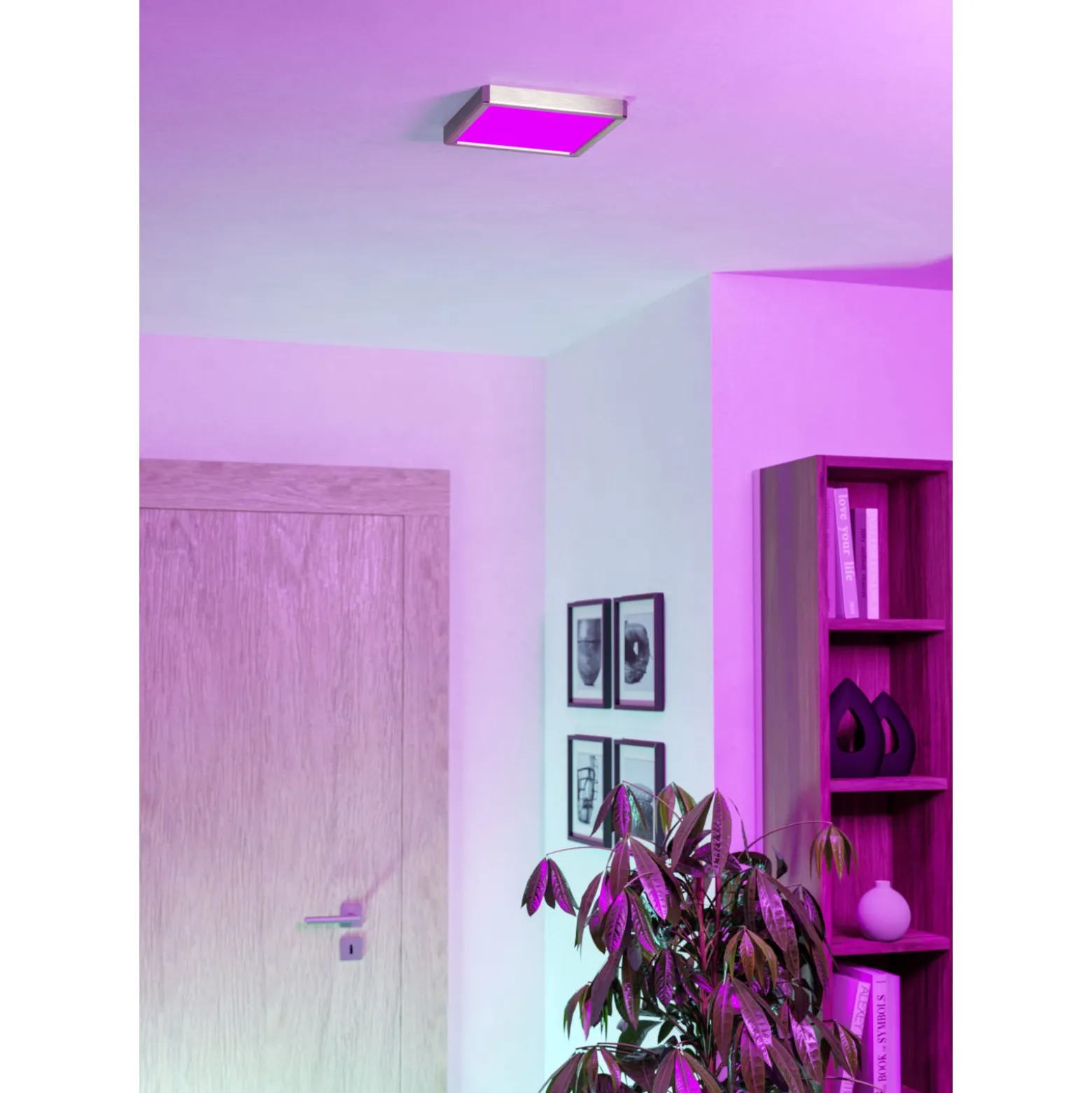 Eglo Taklampa Fueva 6 Stål Vit 10W 1600lm - 827-865 Justerbar Vit | IP44 - Dimbar