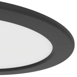 Eglo Taklampa Fueva 6-z Plast Svart 9W 1150lm - 827-865 Justerbar Vit | 168mm - IP44 - Dimbar