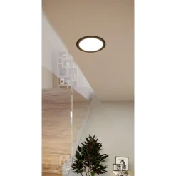 Eglo Taklampa Fueva 6-z Plast Svart 9W 1150lm - 827-865 Justerbar Vit | 168mm - IP44 - Dimbar