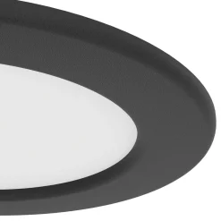 Eglo Taklampa Fueva 6-z Plast Svart 5W 620lm - 827-865 Justerbar Vit | 120mm - IP44 - Dimbar