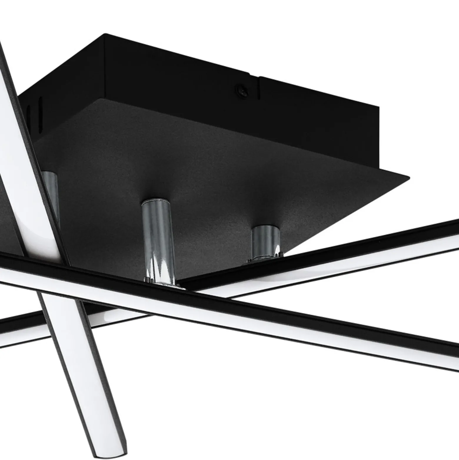 Eglo Taklampa Lasana 3 Stål Aluminium Svart 35W 1500lm - 830 Varm Vit