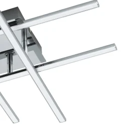 Eglo Taklampa Lasana 1 Stål Krom 53W 2800lm - 830 Varm Vit