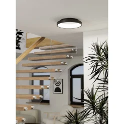 Eglo Taklampa Loretello-Z Stål Svart 19W 2430lm - 827-865 Justerbar Vit | 350mm - Dimbar