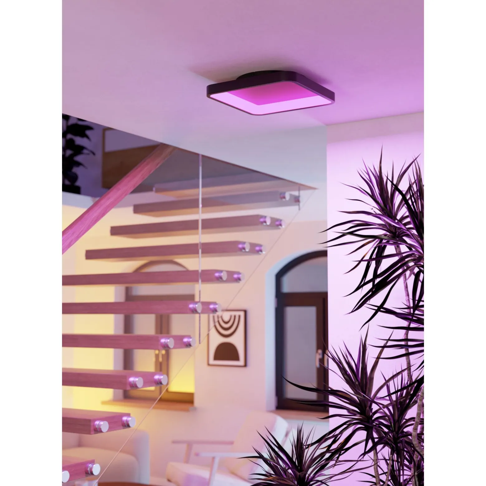 Eglo Taklampa Loretello-Z Stål Svart 20W 2500lm - 827-865 Justerbar Vit | Dimbar