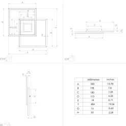 Eglo Taklampa Marinello Aluminium Stål Svart Trä 17W 5160lm - 827-865 Justerbar Vit | Dimbar