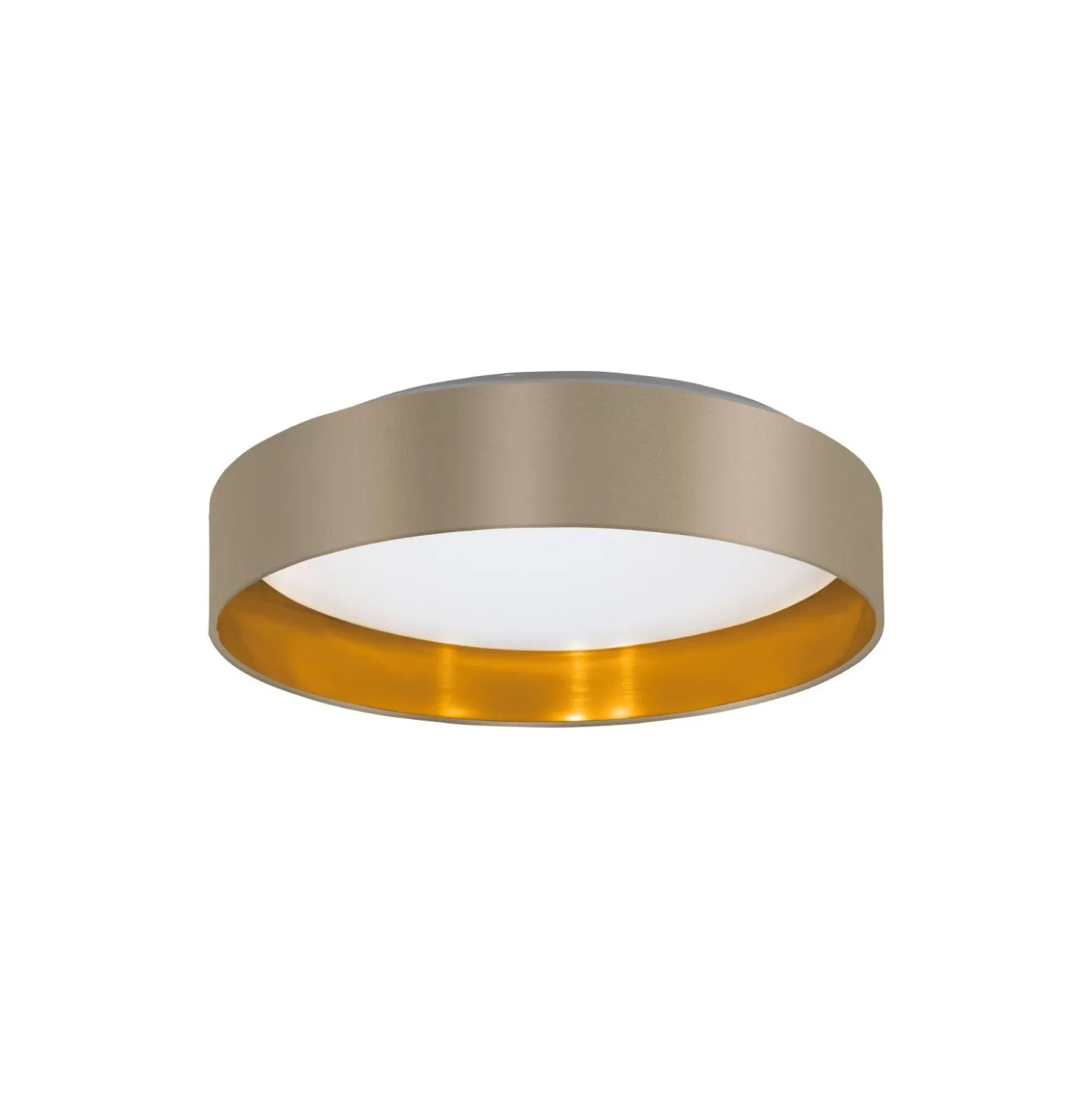 Eglo Taklampa Maserlo 2 Stål Vit 20W 2400lm - 830 Varm Vit