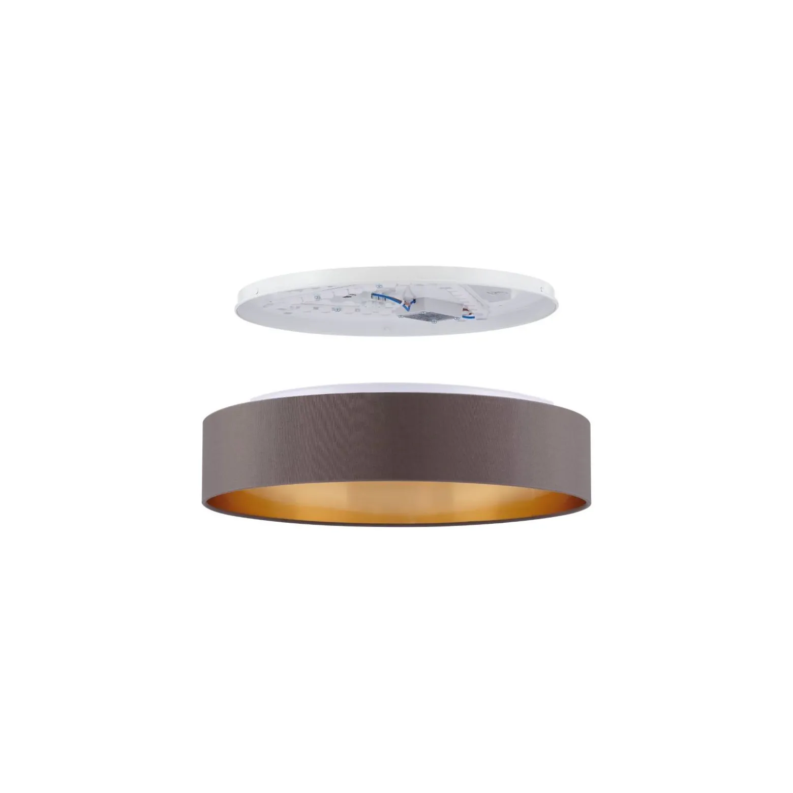 Eglo Taklampa Maserlo 2 Stål Vit 20W 2400lm - 830 Varm Vit