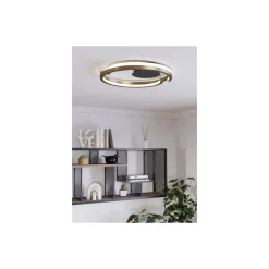 Eglo Taklampa Mezzomonte Aluminium Stål Brons Svart 20W 1600lm - 827-865 Justerbar Vit | IP20 - Dimbar