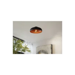 Eglo Taklampa Mogano Svart, Koppar | Passande för E27