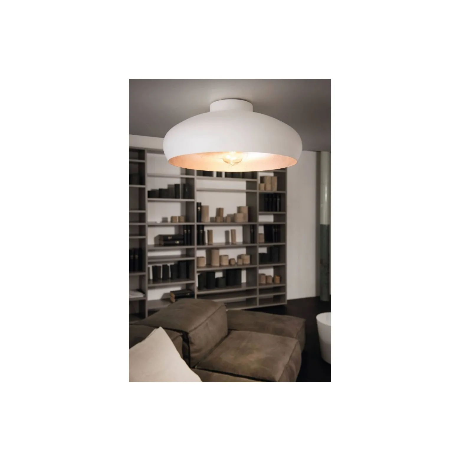 Eglo Taklampa Mogano Vit, Silver | Passande för E27