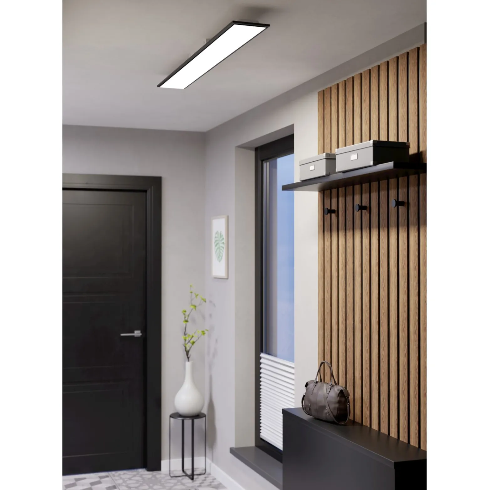 Eglo Taklampa Moradillo-Z Stål Svart 28W 3300lm - 827-865 Justerbar Vit | Dimbar