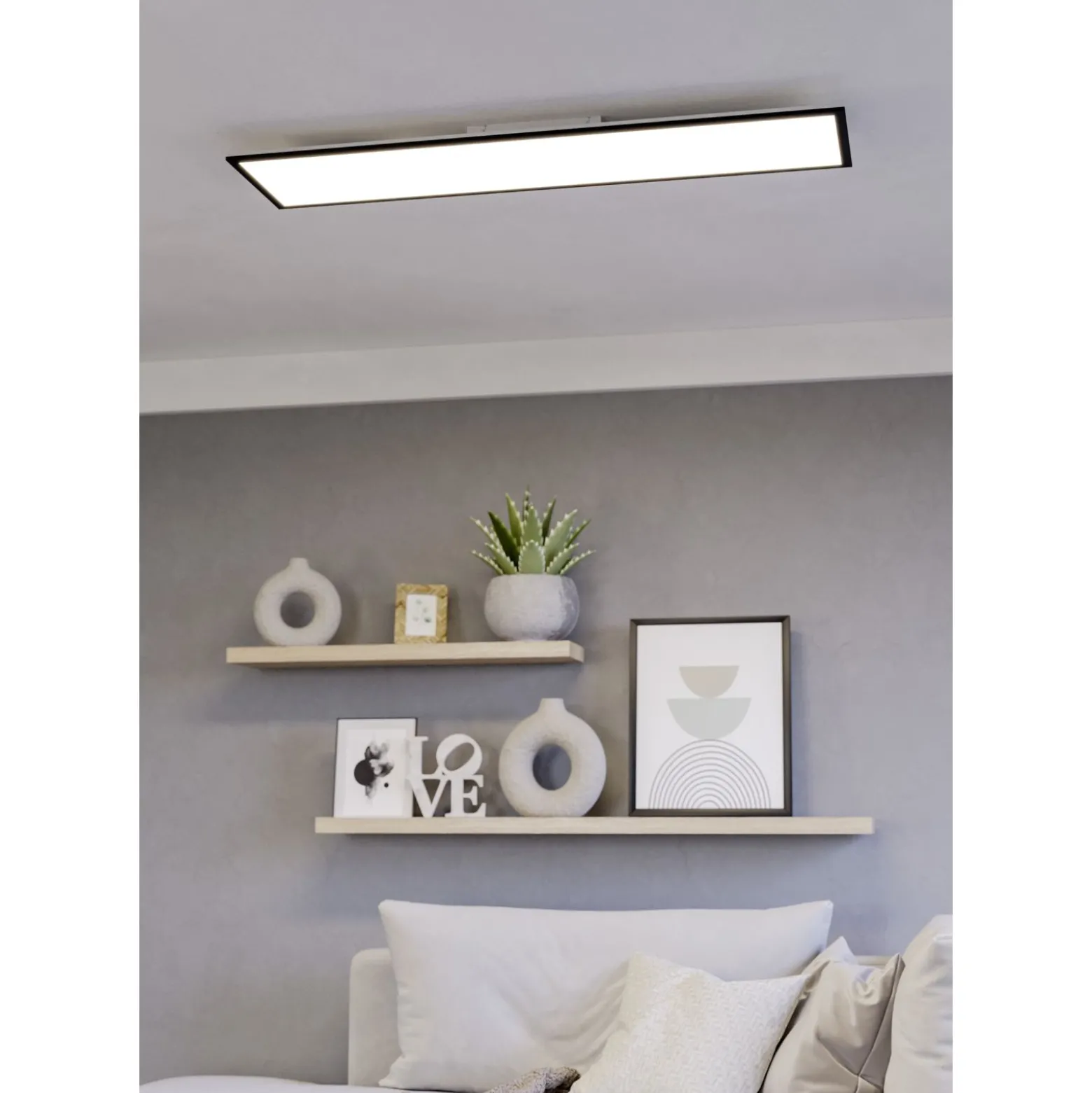 Eglo Taklampa Moradillo-Z Stål Svart 34W 4400lm - 827-865 Justerbar Vit | Dimbar