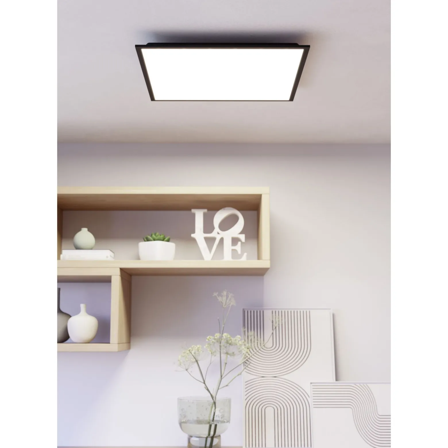 Eglo Taklampa Moradillo-Z Stål Svart 33W 4400lm - 827-865 Justerbar Vit | Dimbar