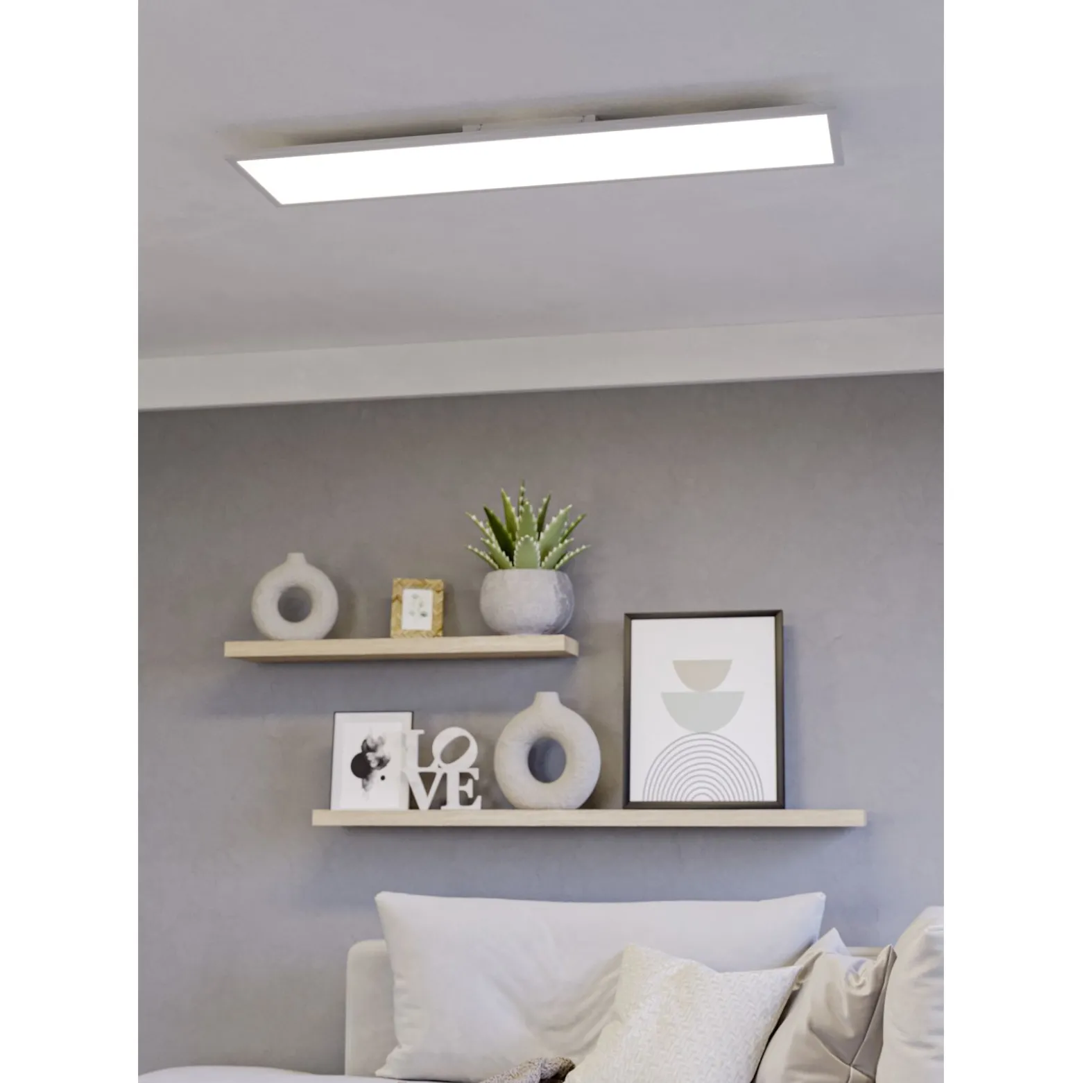 Eglo Taklampa Moradillo-Z Stål Vit 34W 4400lm - 827-865 Justerbar Vit | Dimbar