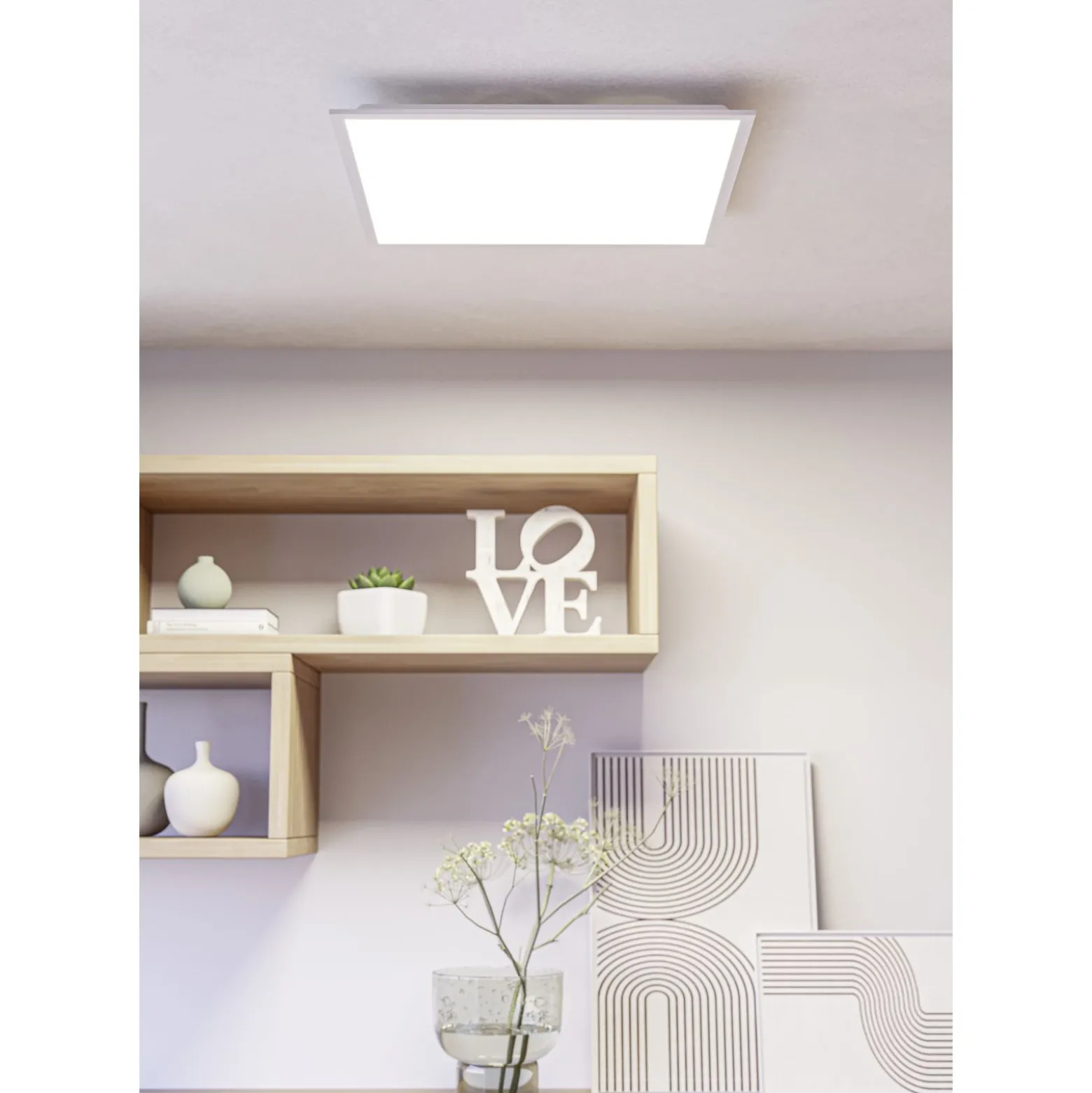 Eglo Taklampa Moradillo-Z Stål Vit 33W 4400lm - 827-865 Justerbar Vit | Dimbar