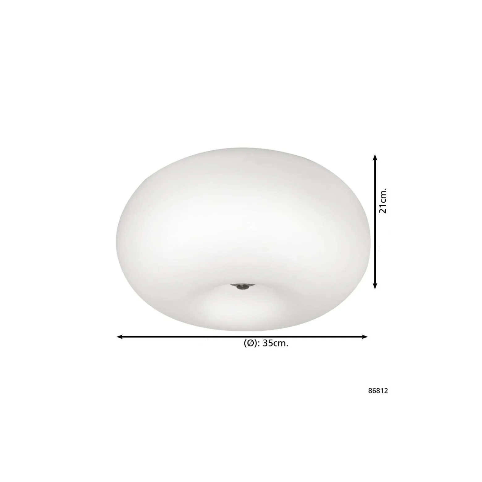 Eglo Taklampa Optica Stål Satin Nickel | Passande för 2x E27
