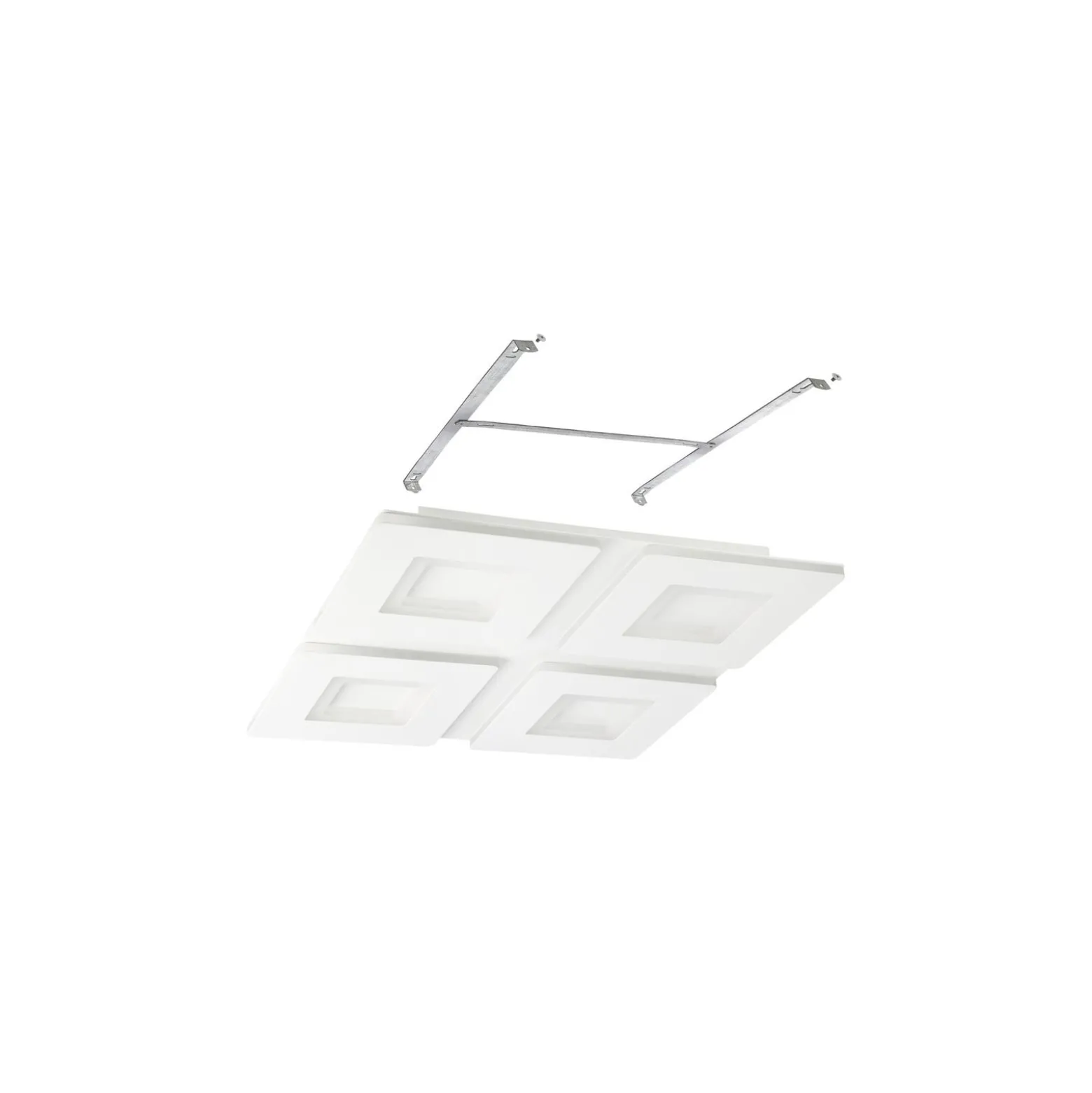 Eglo Taklampa Padrogia-Z Stål Vit 9.7W 1170lm - 827-865 Justerbar Vit + RGB | IP20 - Zigbee Dimbar