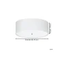 Eglo Taklampa Pasteri Stål Satin Nickel | IP20 - Passande för 3x E27